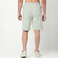 Relaxed Fit Trendy Yarn Dyed Textured Pull-On Shorts 