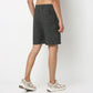 Above Knee Trendy Yarn Dyed Textured Pull-On Shorts with Lots Of Oomph- Relaxed Fit
