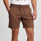Solid Mid Rise Smart Shorts