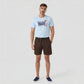 Solid Mid Rise Smart Shorts