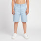 Solid Woven Varsity Shorts