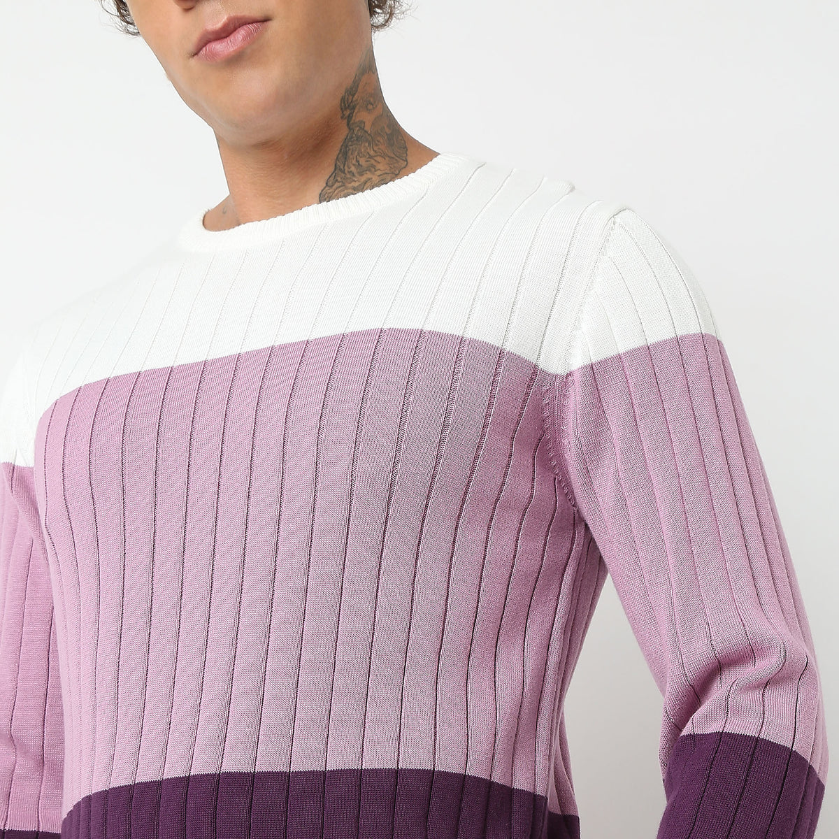 Regular Fit Striped Sweater