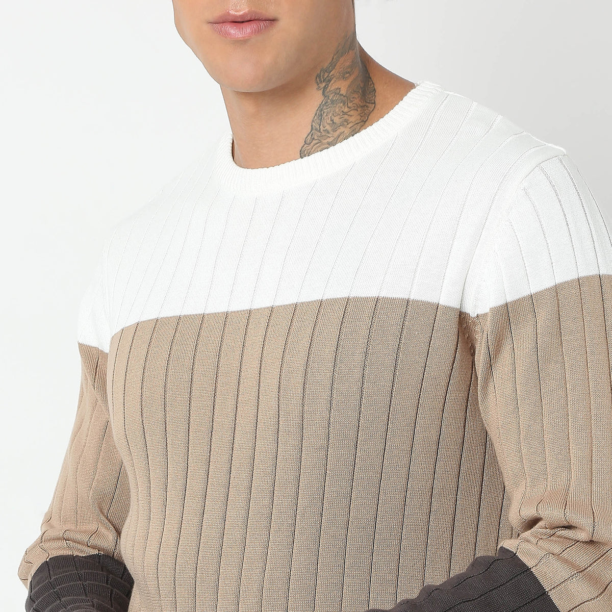 Regular Fit Striped Sweater