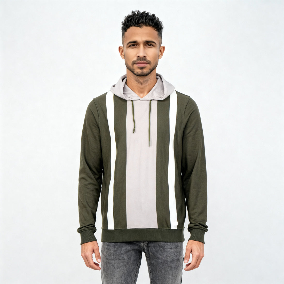 Striped University Sweat Tee