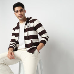 Striped University Sweatshirt