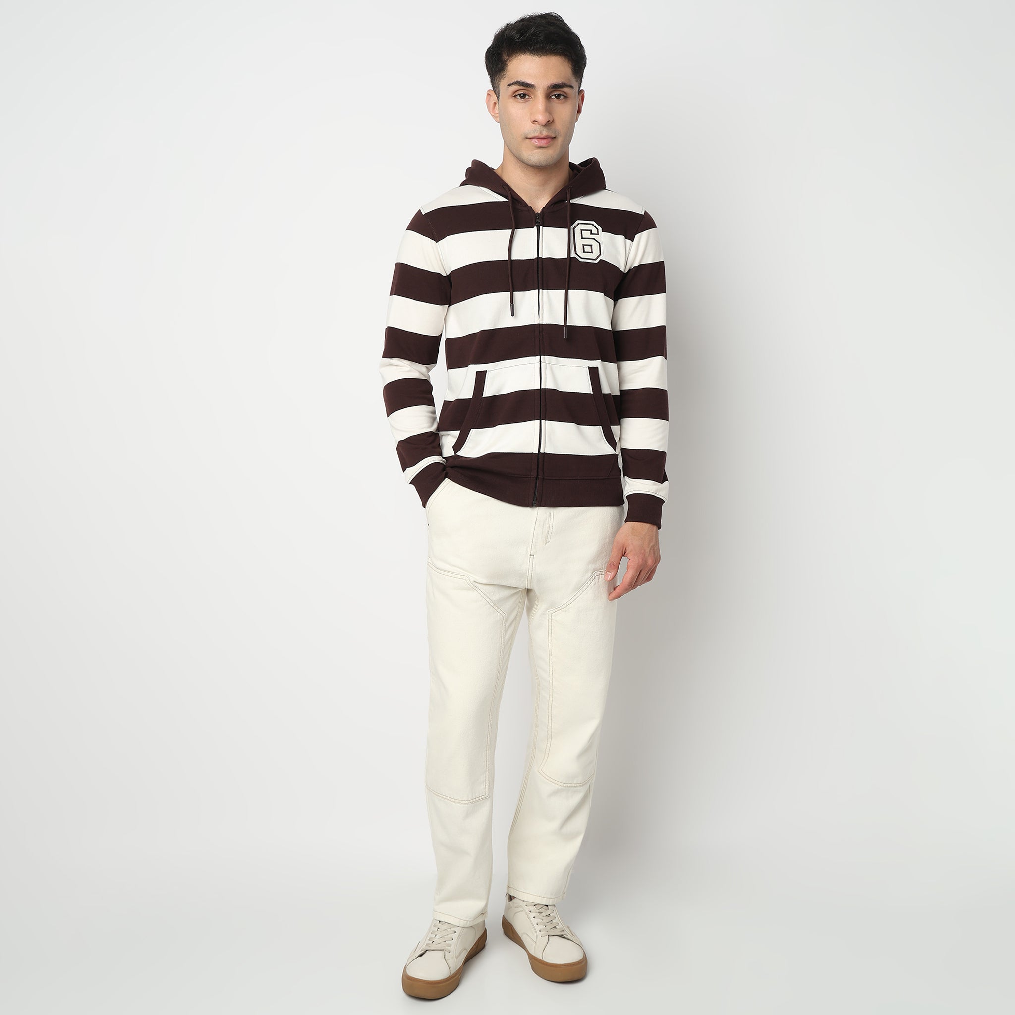 Striped University Sweatshirt