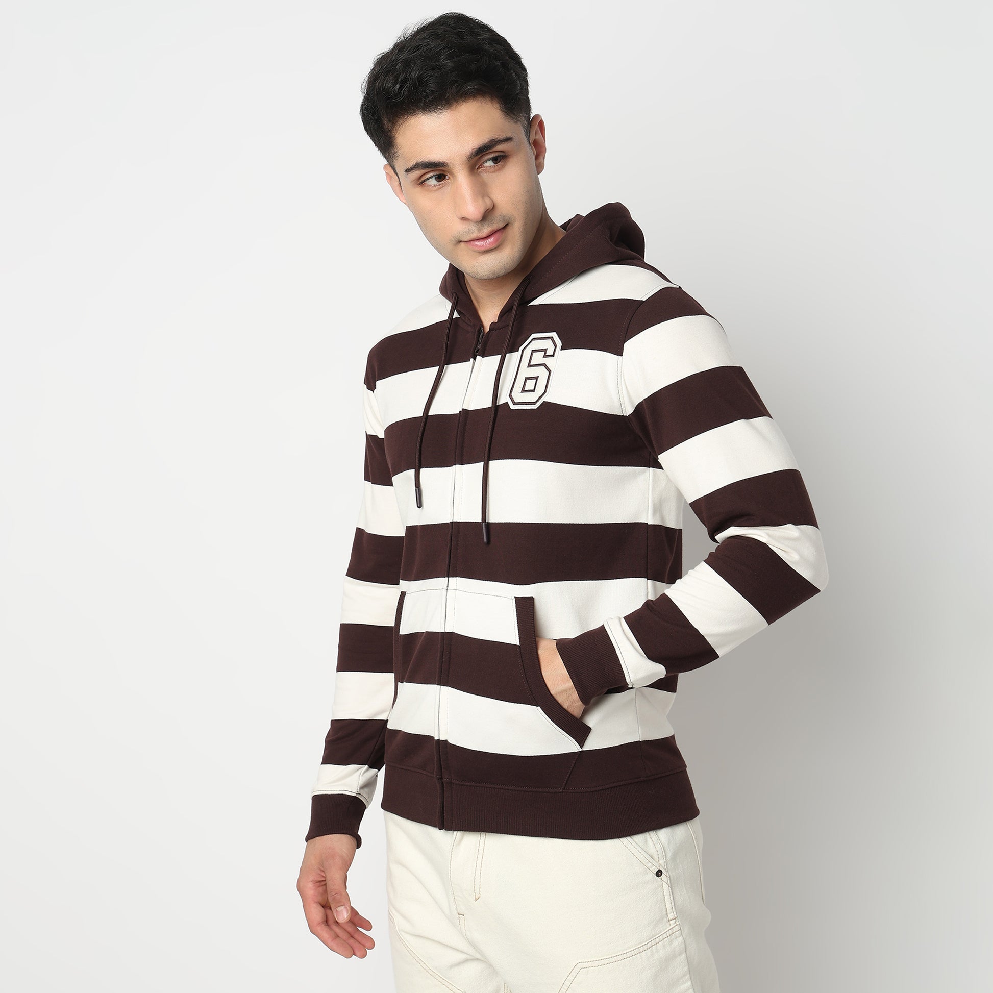 Striped University Sweatshirt