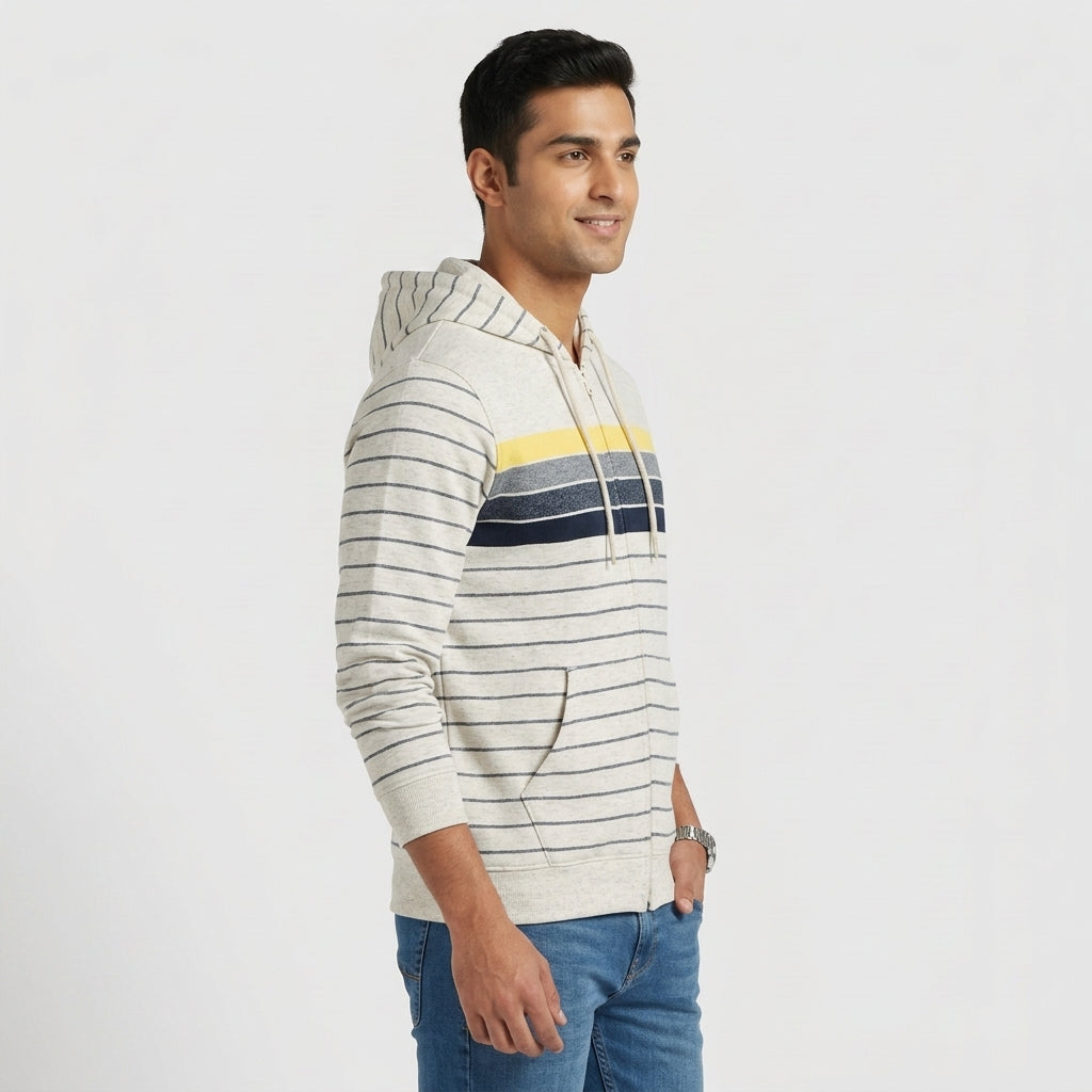 Striped Regular Fit Sweatshirt