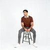 Knitted Structured Rugby Polo T-Shirt