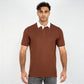 Knitted Structured Rugby Polo T-Shirt