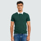 Knitted Structured Rugby Polo T-Shirt