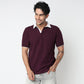 Knitted Structured Rugby Polo T-Shirt