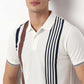 Knitted Striped University Polo T-Shirt