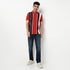 Striped Cotton Polyester Polo T-Shirt