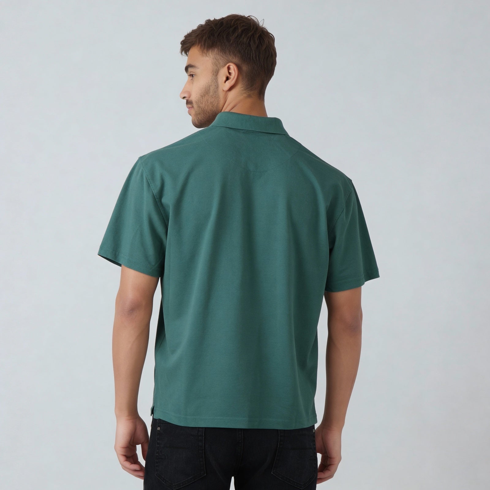 Oversize University Polo T-Shirt