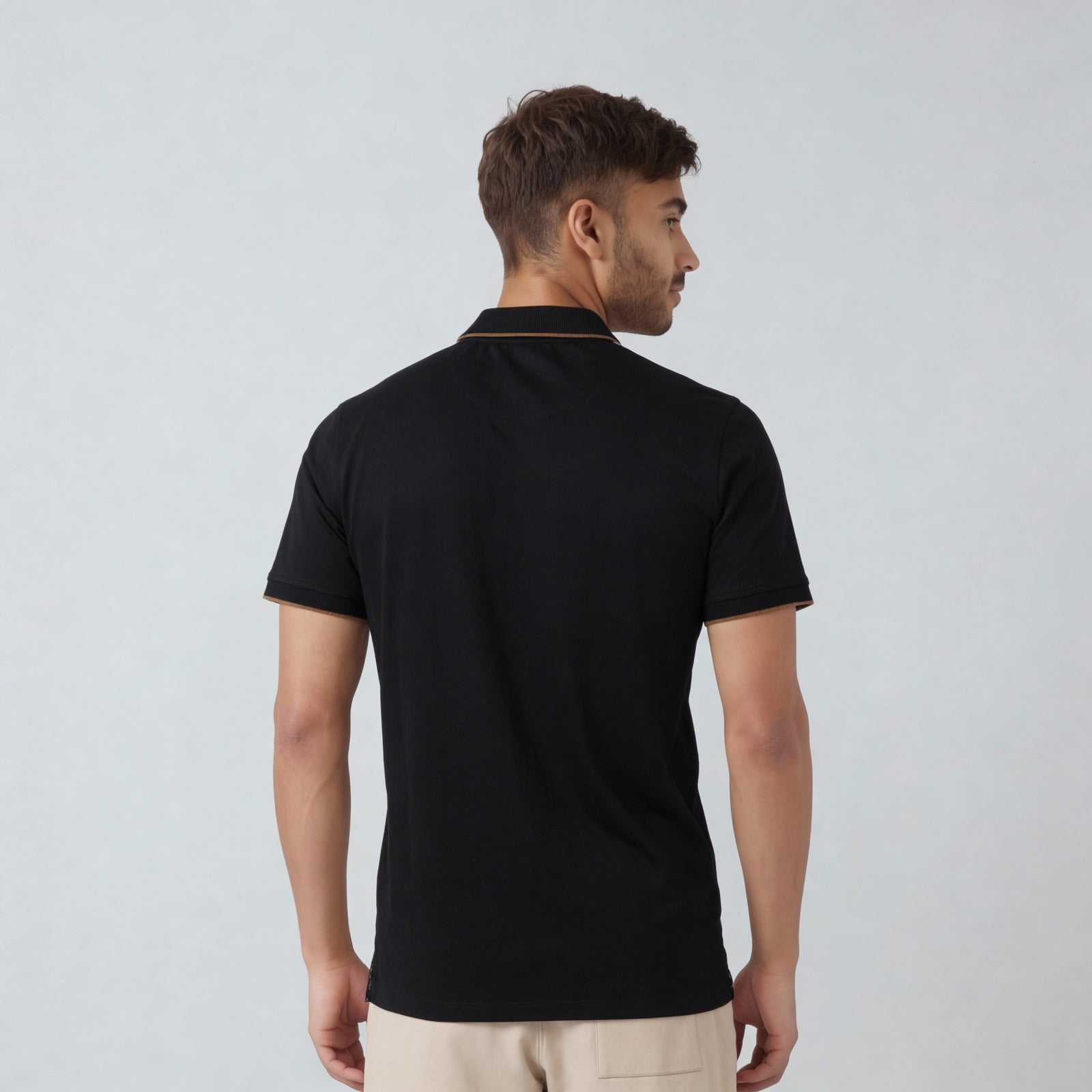 Cut And Sew University Polo T-Shirt