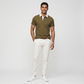 Cotton Structured Rugby Polo T-Shirt