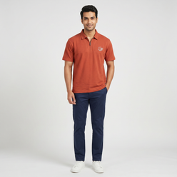 Oversize University Polo T-Shirt