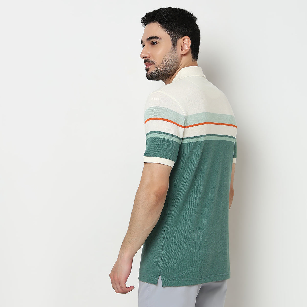Weekend Striped Polo T-Shirt