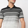 Striped Weekend Polo T-Shirt