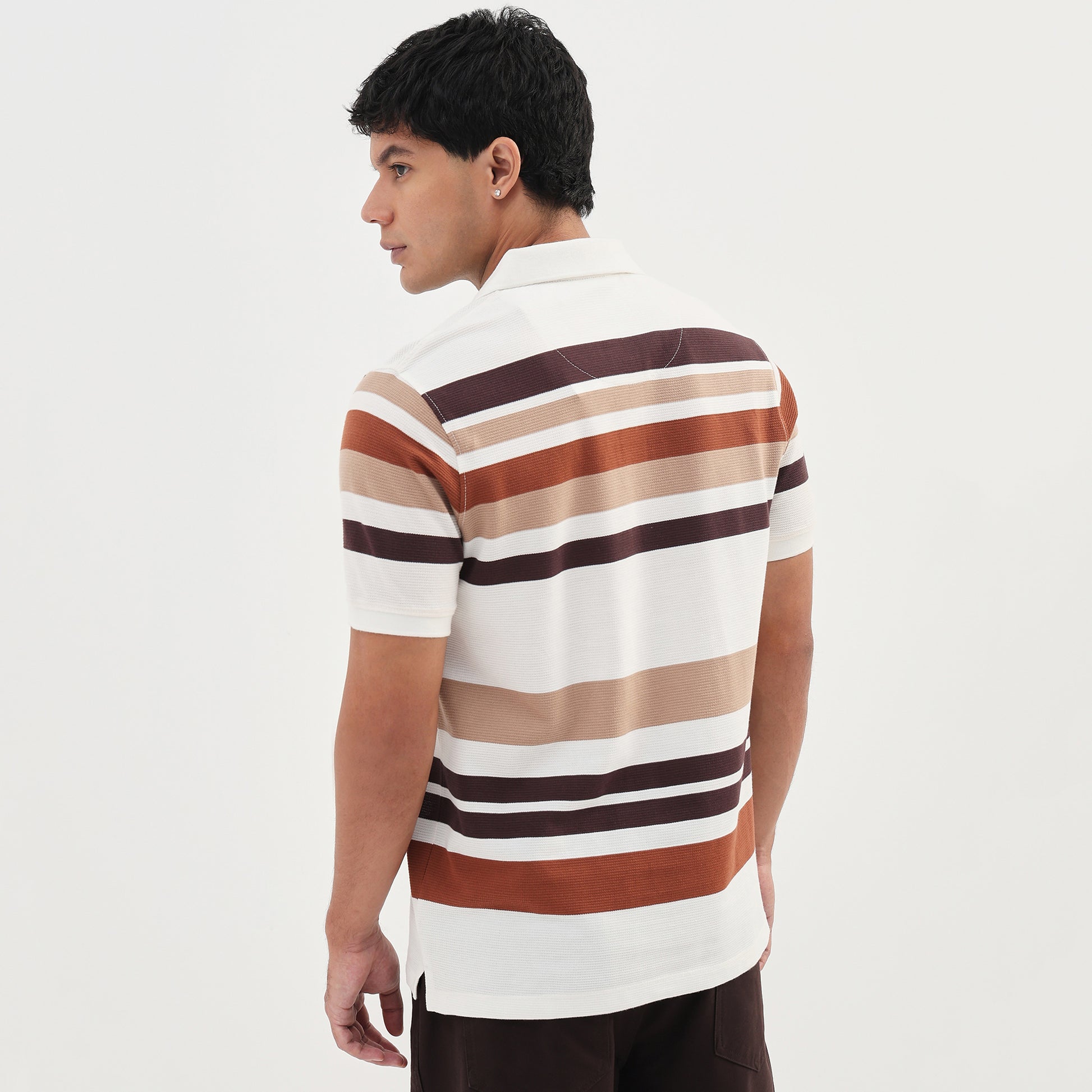 Striped Weekend Polo T-Shirt