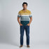 Striped Weekend Polo T-Shirt