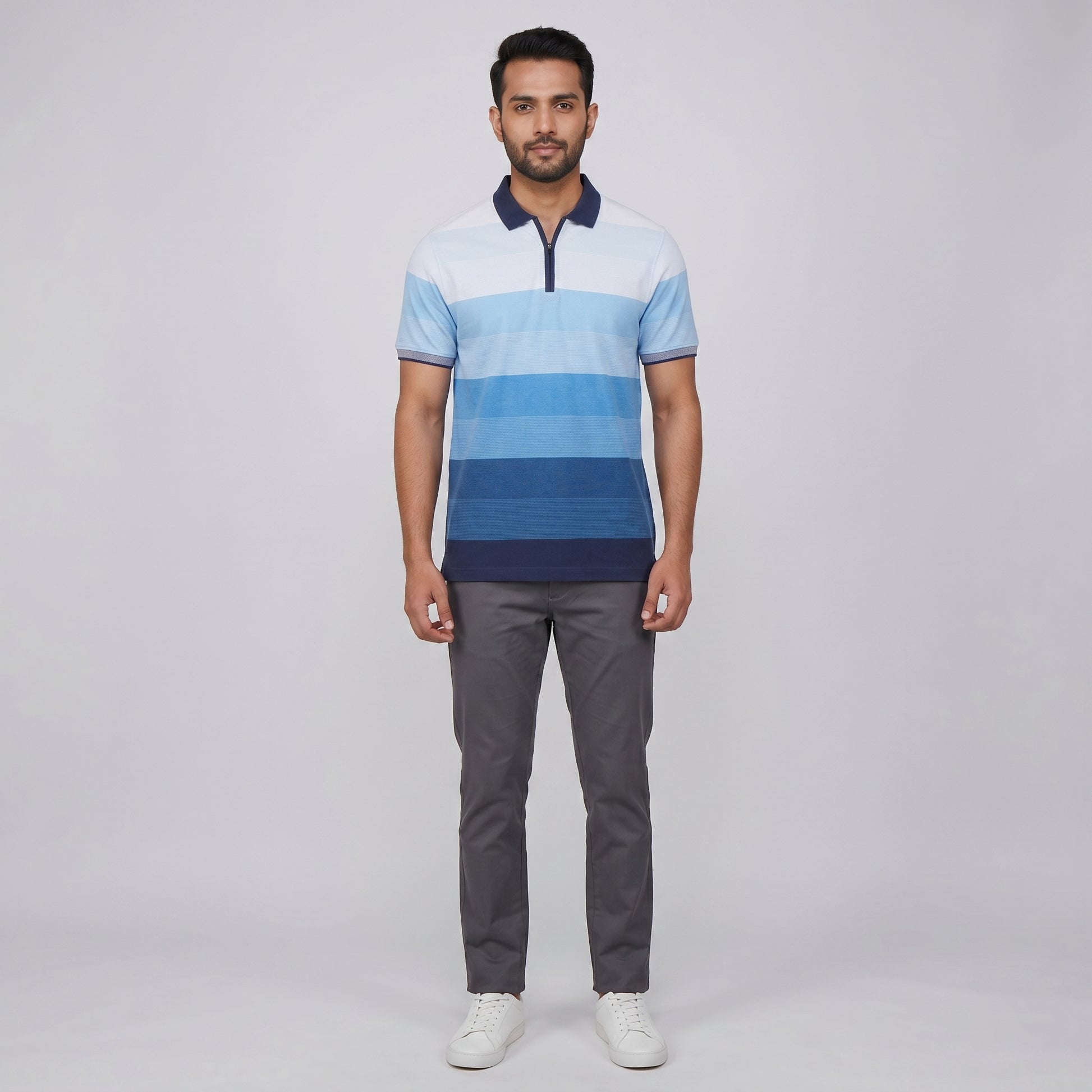 Striped Weekend Polo T Shirt