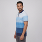 Striped Weekend Polo T Shirt