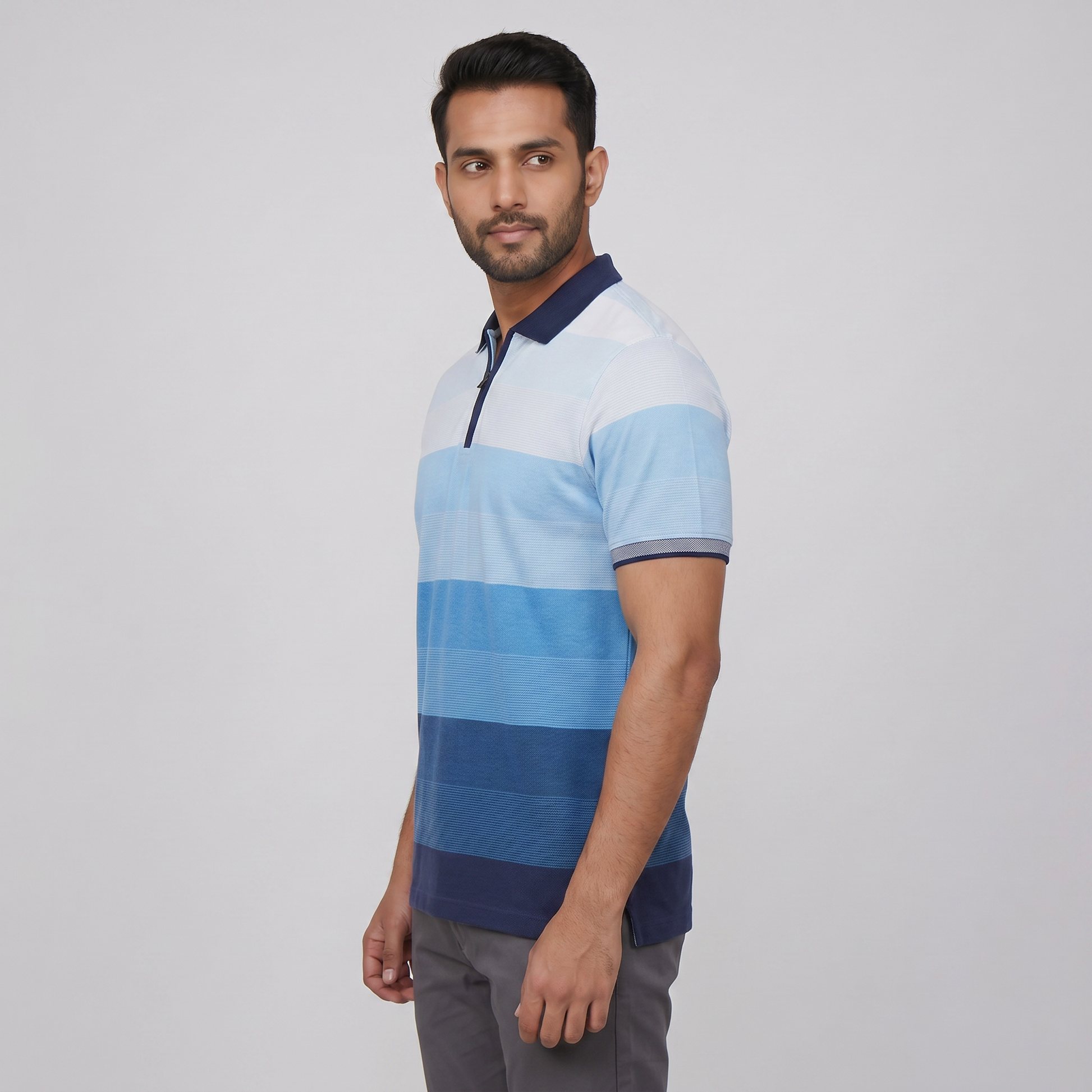 Striped Weekend Polo T Shirt