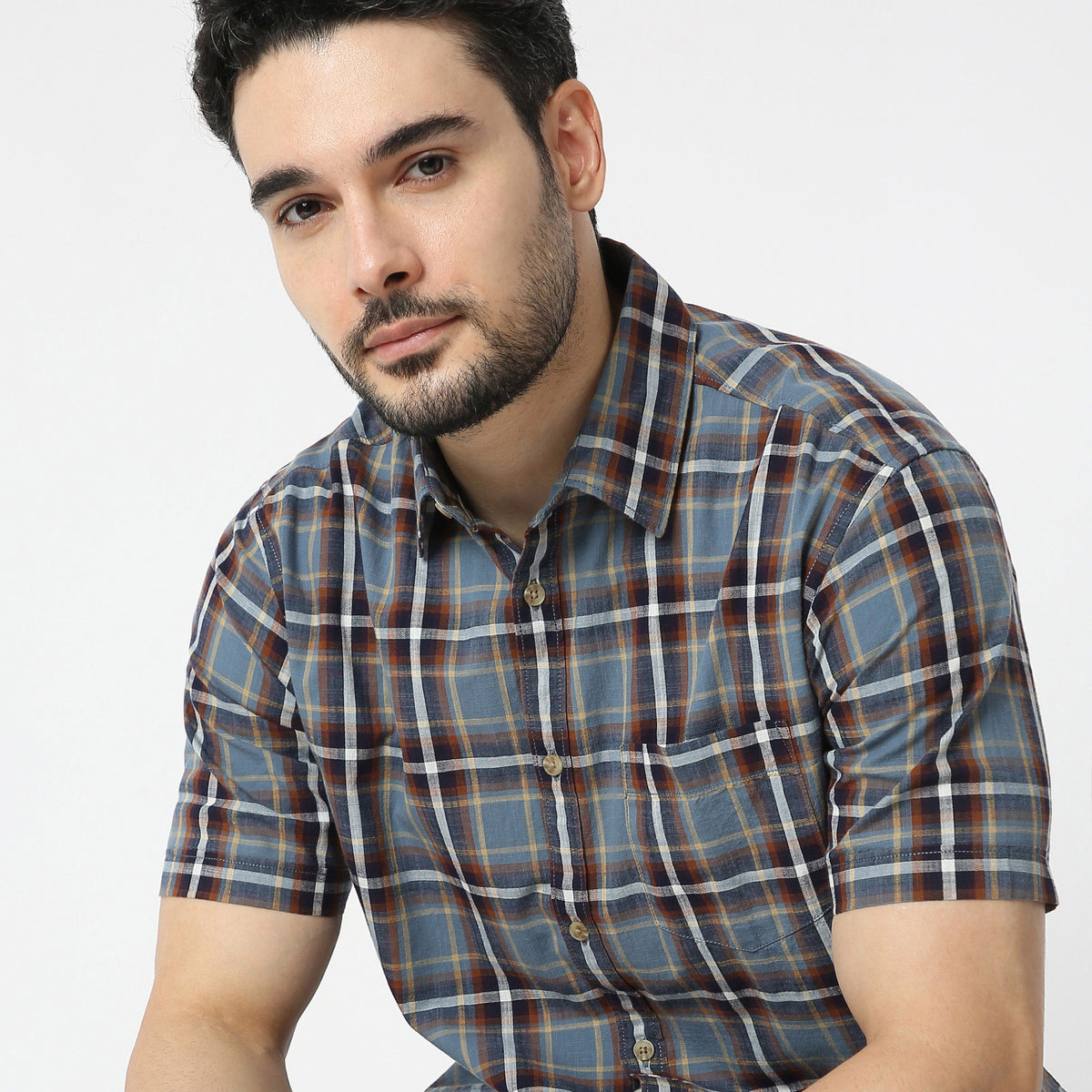 Regular Fit Checkered Shirt