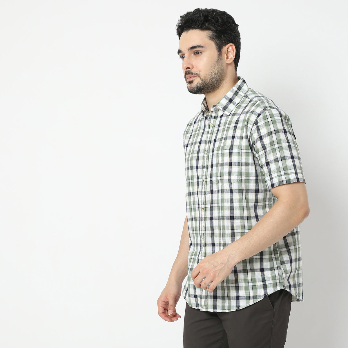 Regular Fit Checkered Shirt