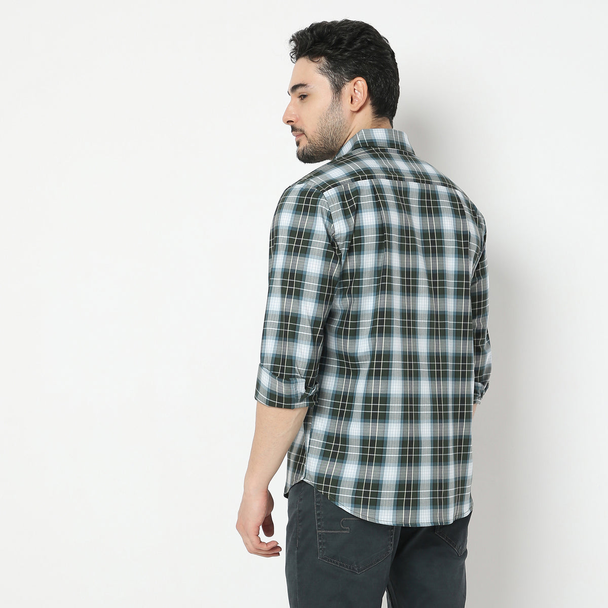 Regular Fit Checkered Shirt