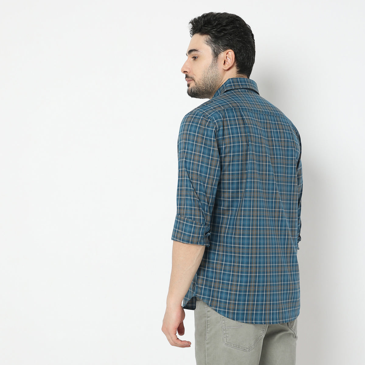 Regular Fit Checkered Shirt