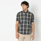Collar Checkered Shirt
