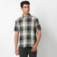 Country Slub Checkered Half Sleeve Shirt
