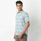 Country Slub Checkered Half Sleeve Shirt