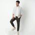 Regular Fit Striped Shirt Collar Regular Length Shirt