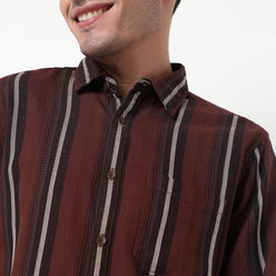 Striped Cotton Fabric Shirt