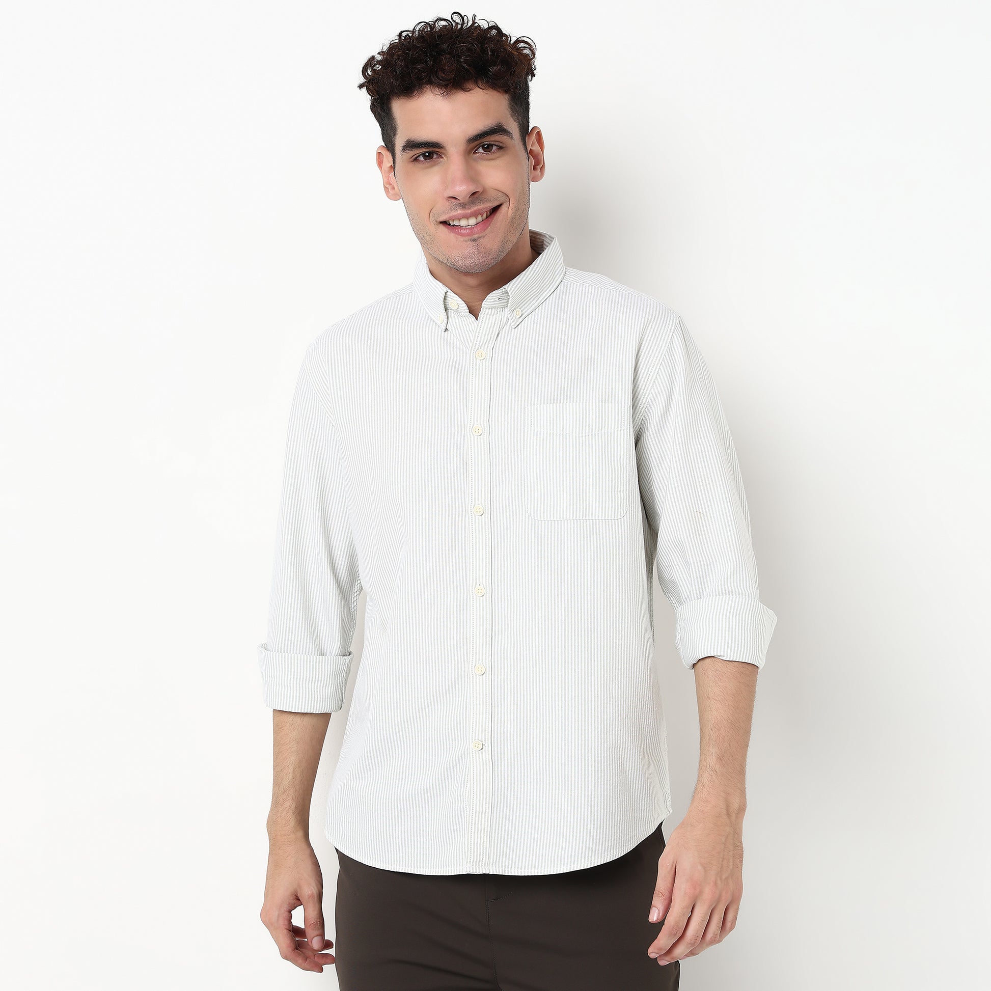 Striped All Day Full Sleeve Shirt