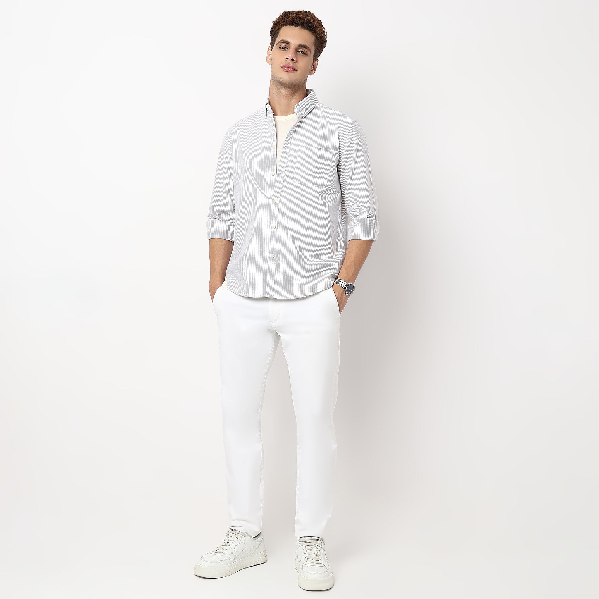 Striped All Day Full Sleeve Shirt