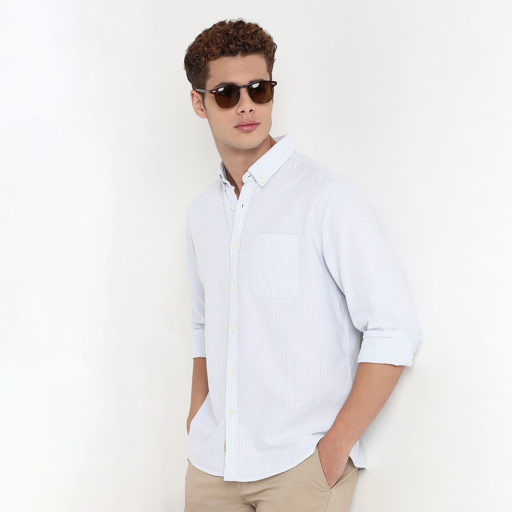 Striped All Day Full Sleeve Shirt