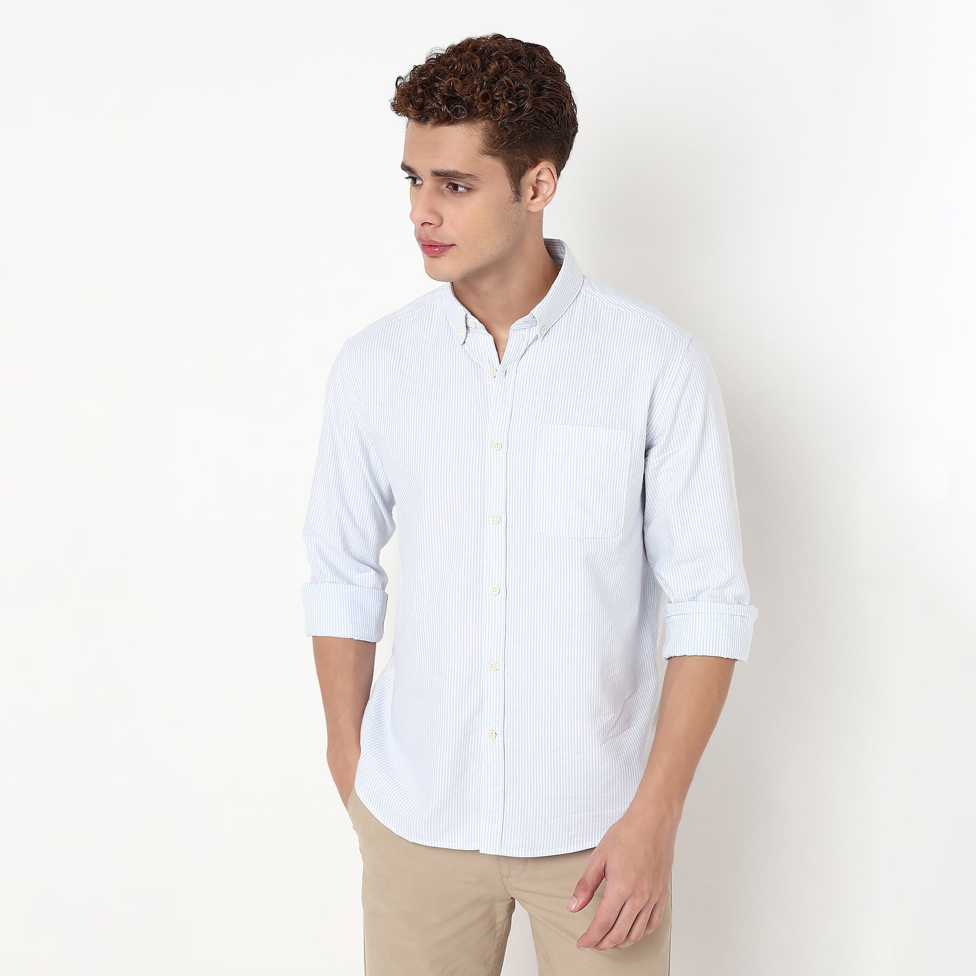 Striped All Day Full Sleeve Shirt