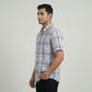 Cotton Checkered Country Slub Shirt