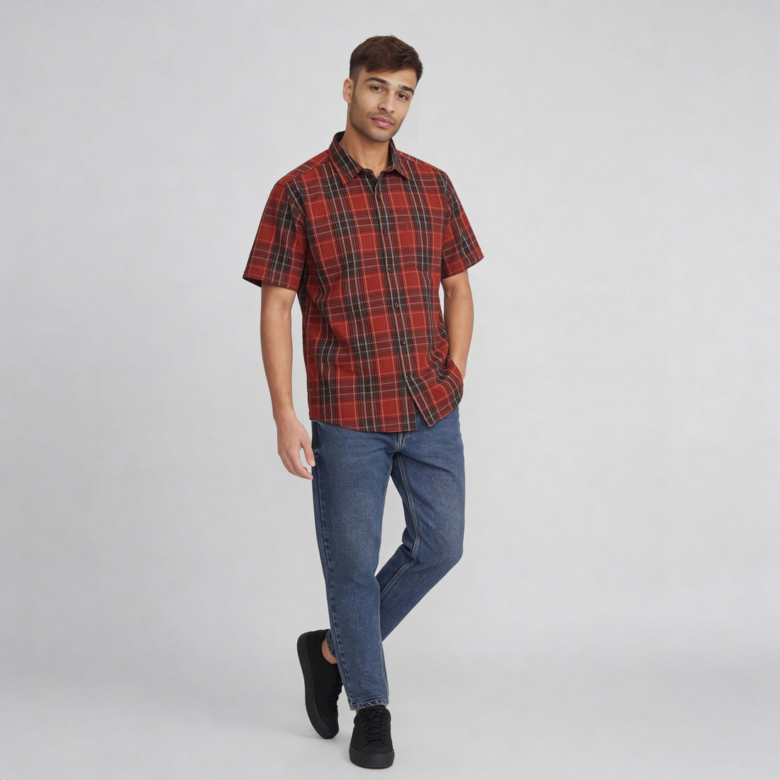 Cotton Striped Country Slub Shirt