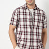 Cotton Checkered Country Slub Shirt