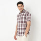 Cotton Checkered Country Slub Shirt