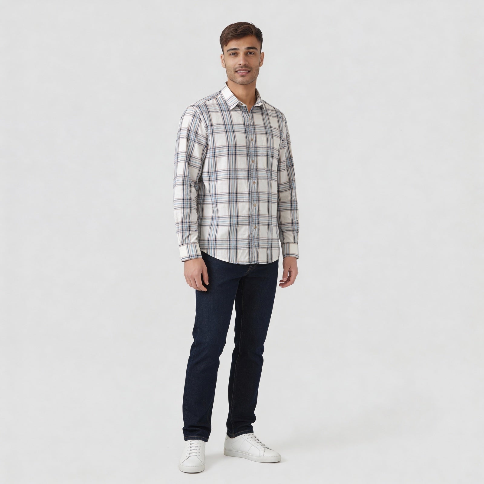 Cotton Striped Full Sleeve Shirt