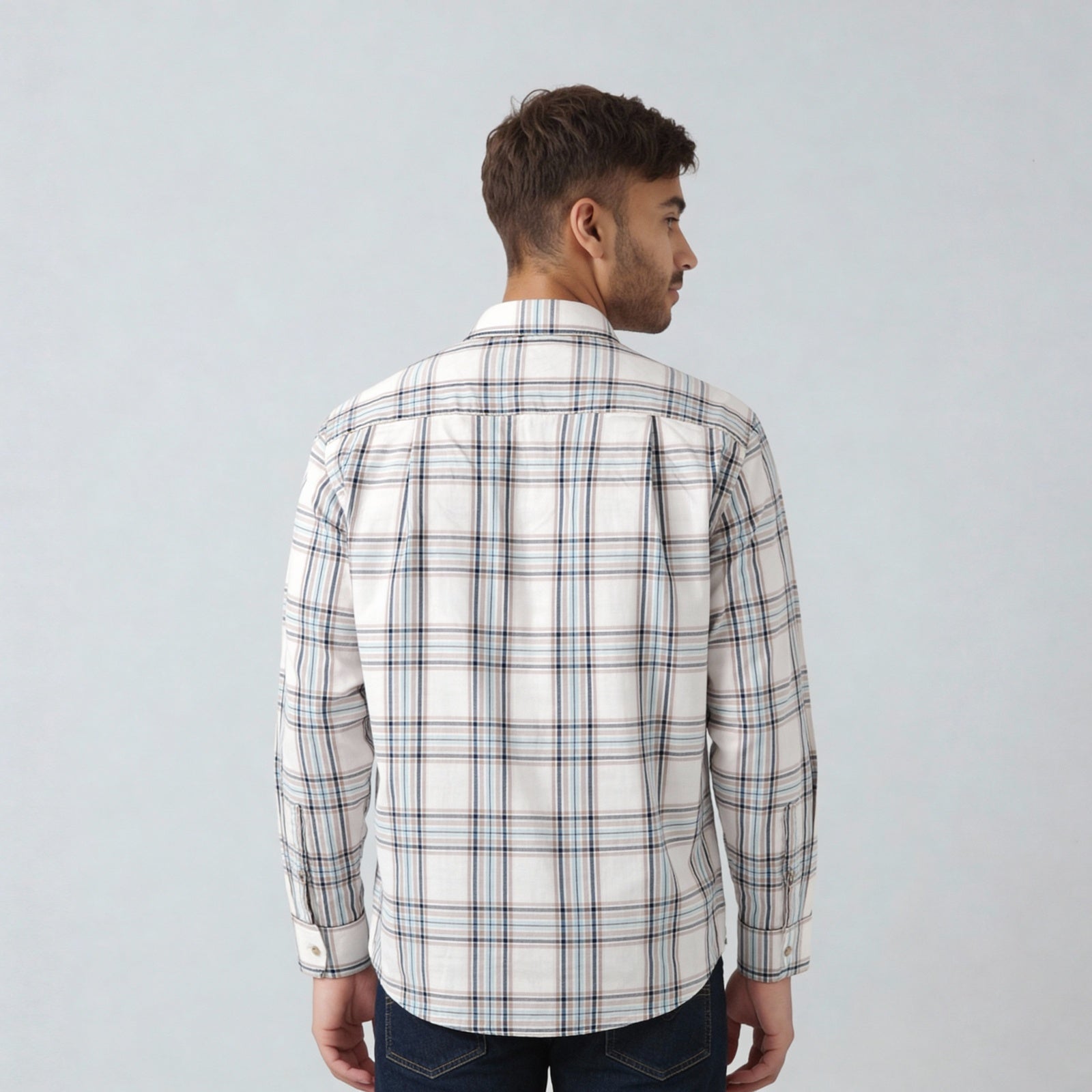 Cotton Striped Full Sleeve Shirt