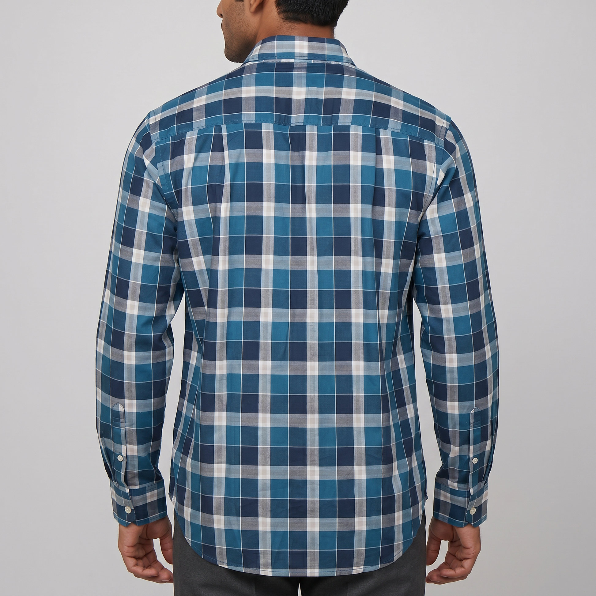 Cotton Checkered Shirt