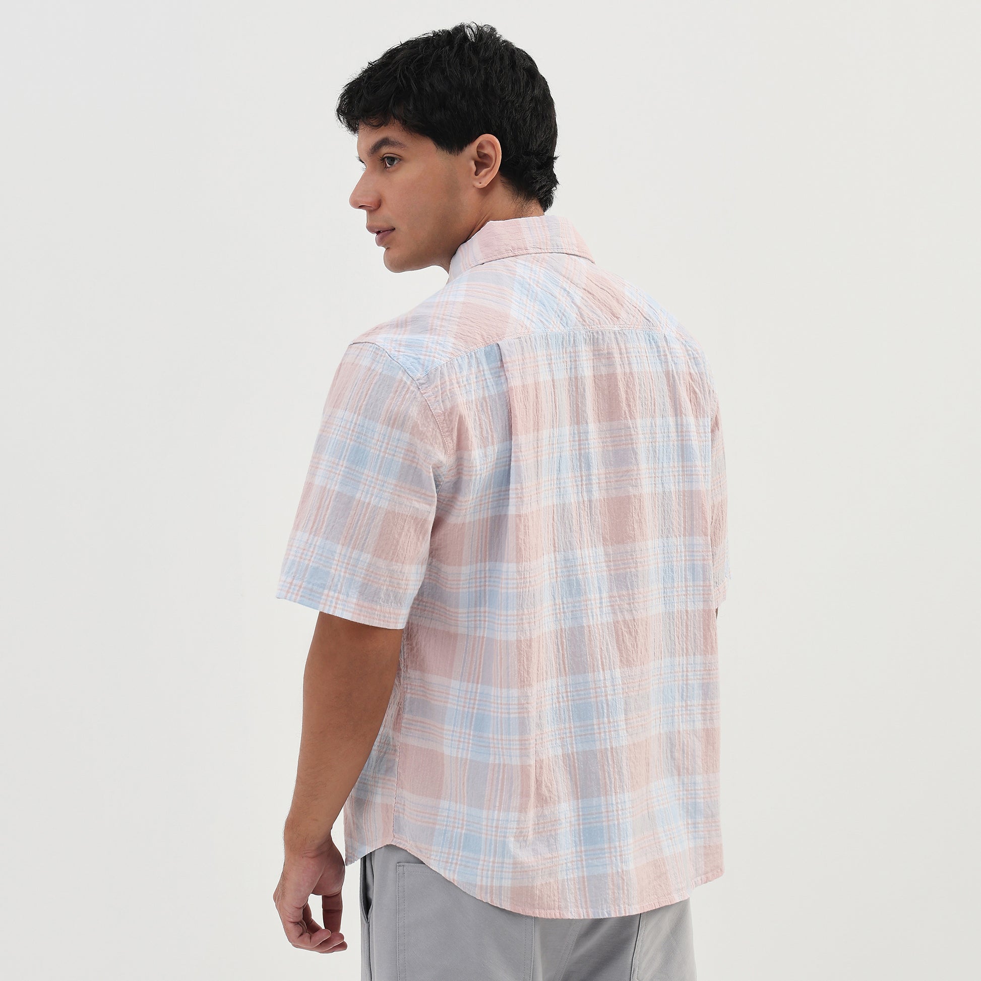 Cotton Checkered Spectra Shirt